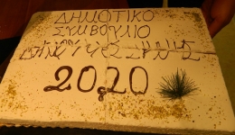 Η κοπή της Βασιλόπιτας απο το Δημοτικό Συμβούλιο Μεσσήνης.