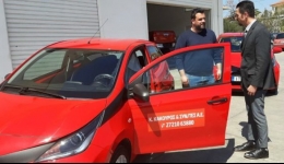Αυτοκίνητο δωρεά της εταιρίας TOYOTA στο Δήμο Μεσσήνης για το πρόγραμμα <<Βοήθεια στο Σπίτι>>.