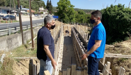 Επίσκεψη σε υπό εκτέλεση έργα του Δήμου Μεσσήνης