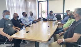 Εθιμοτυπική επίσκεψη της νέας διοίκησης της Συκικής στον Δήμαρχο Μεσσήνης