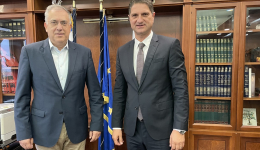 Συνάντηση με τον Υπουργό Προστασίας του Πολίτη Τ. Θεοδωρικάκο είχε σήμερα ο Δήμαρχος Μεσσήνης Γ. Αθανασόπουλος