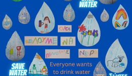 Δράσεις και δημιουργία αφίσας από μαθητές νηπιαγωγείων για να σώσουν το νερό