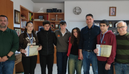 Τον Δήμαρχο επισκέφθηκαν οι αθλητές του παλαιστικού Συλλόγου 'Αριστόδημος' με τον προπονητή και τους γονείς τους