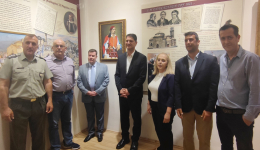 Έγινε την Παρασκευή το βράδυ η επίσημη παρουσίαση του πίνακα του Χιλίαρχου Ηλία Κορμά στο Πολεμικό Μουσείο παράρτημα Καλαμάτας